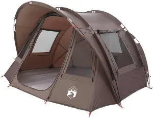 vidaXL Fishing Tent 2-Person Brown Waterproof