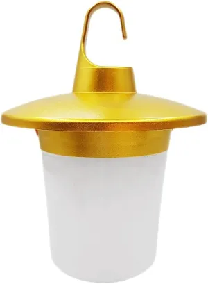 Vintage Style Rechargeable Camping Lantern LED Light Portable Large Capacity Hanging Tent Lamp Outdoor and Home Emergency Light