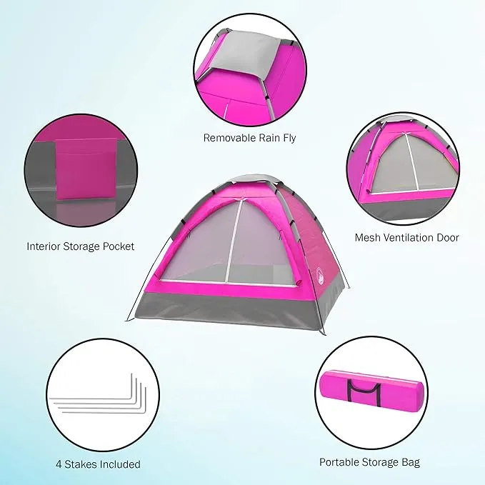 Wakeman Tents Wakeman Outdoors Camping Tent with Rain Fly and Carrying Bag