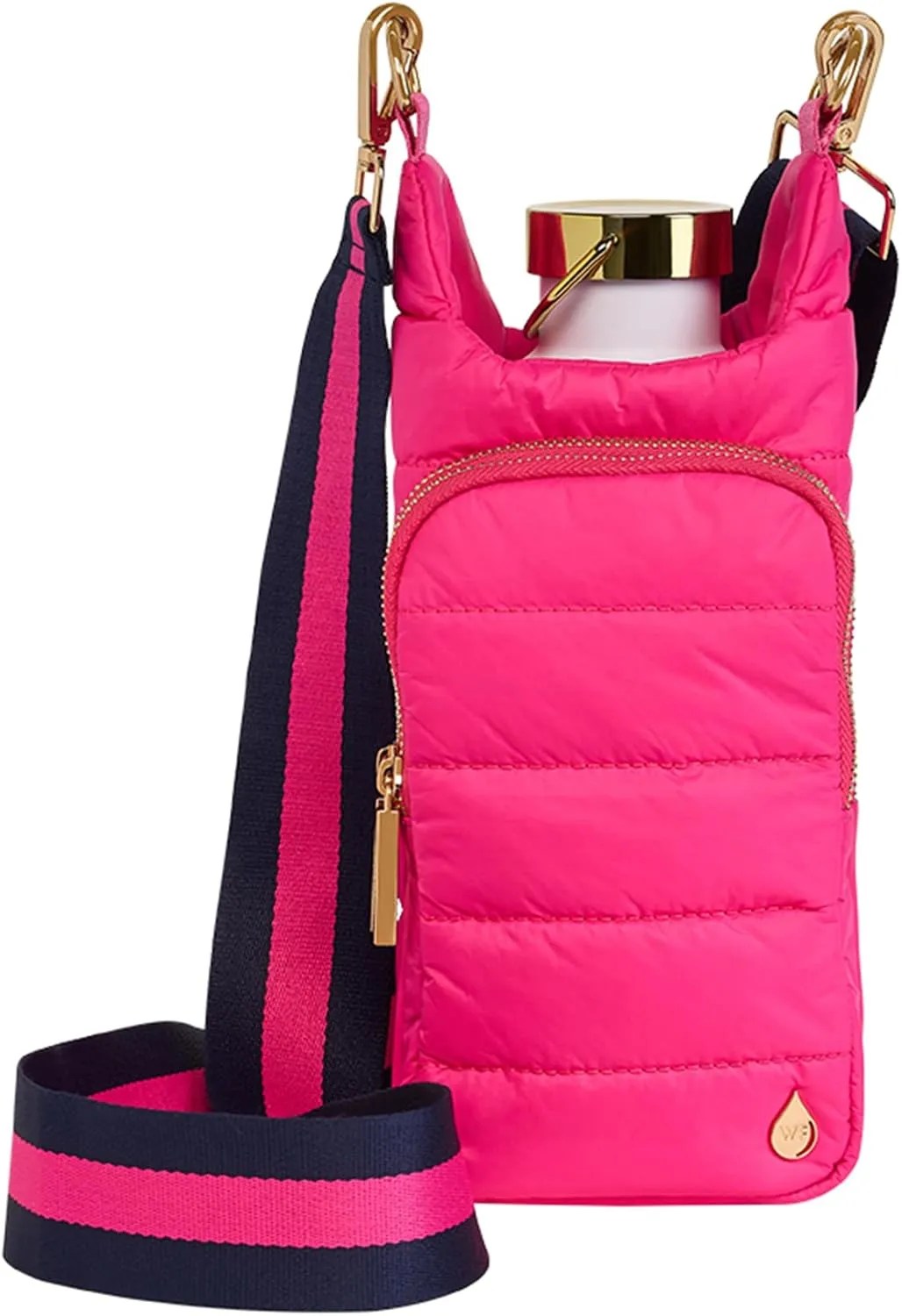 WanderFull® Original HydroBag®, Water Bottle Holder with Strap, Hands-Free Crossbody Water Bottle Carrier Bag w/Phone Pocket
