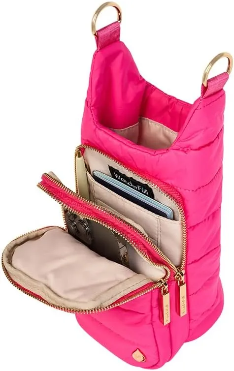 WanderFull® Original HydroBag®, Water Bottle Holder with Strap, Hands-Free Crossbody Water Bottle Carrier Bag w/Phone Pocket