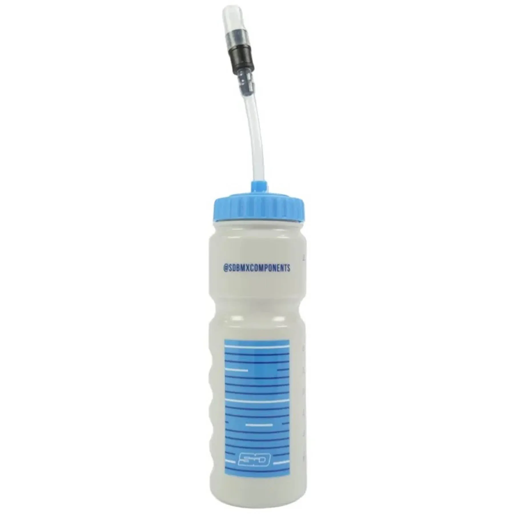 Water Bottle SD Components V4 With Straw 700ml - Grey/Blue