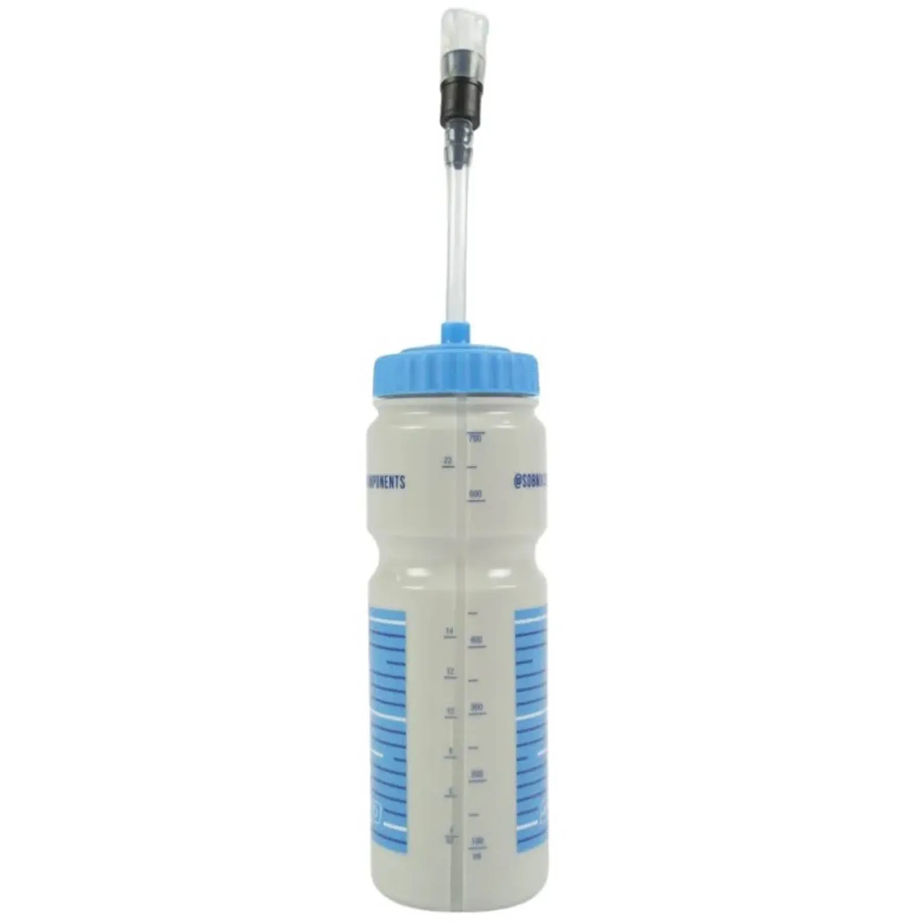 Water Bottle SD Components V4 With Straw 700ml - Grey/Blue