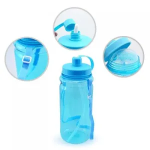 Water Bottle with Straw