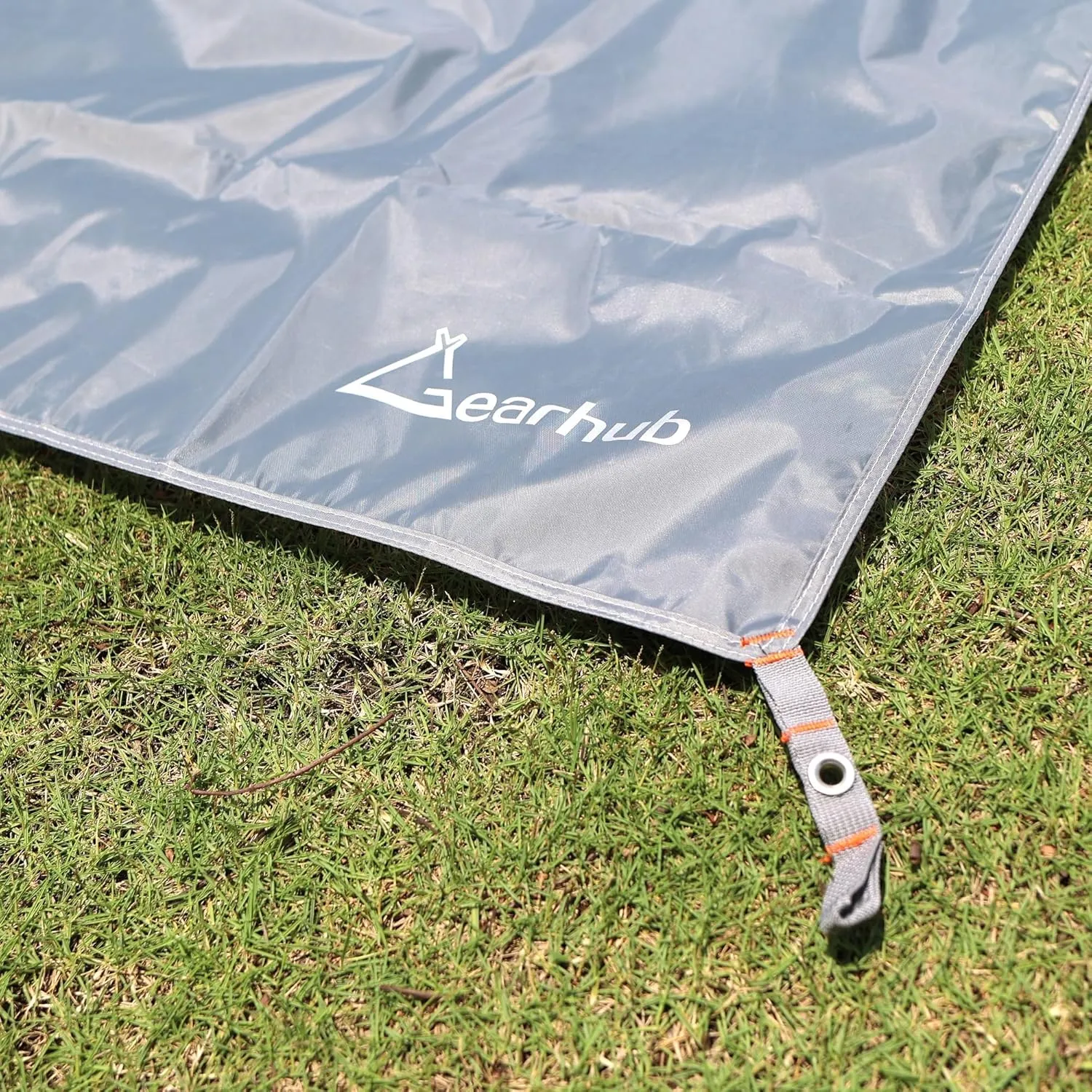 Waterproof Camping Tent Tarp 9.8x6.9FT Portable Groundsheets Rain Fly Footprint Shelter Sunshade Beach Picnic Blanket Mat 6 Grommets for Outdoor