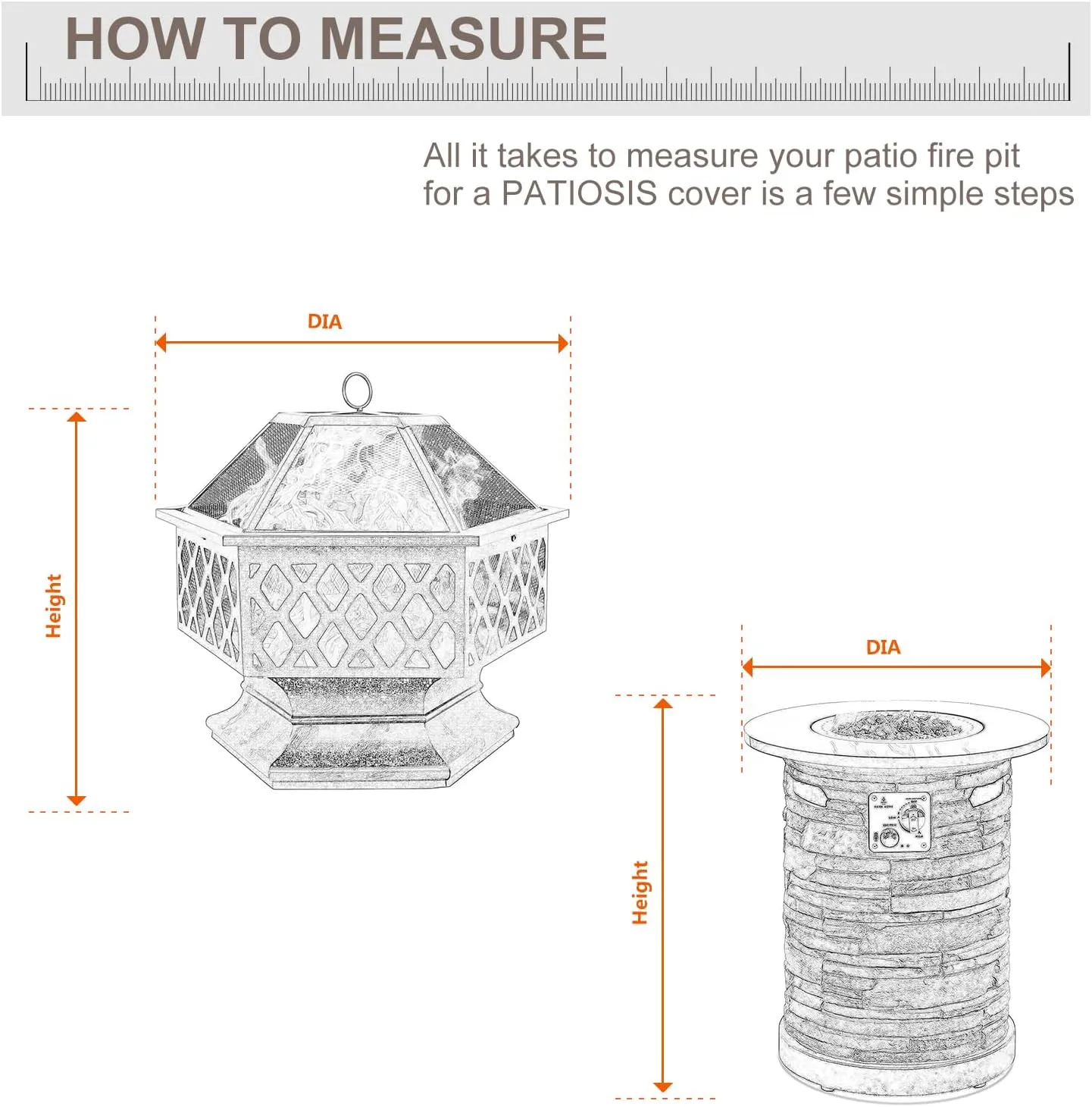 Waterproof Fire Pit Round Cover 22''D x 16''H Solo Stove Bonfire Shelter Protective Firepit Covers Durable Outdoor Furniture Cover for Solo Stove Yukon Accessories