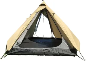 Weatherproof Tents 3-4 Person Family Outdoor Tent Double-Layer Breathable Rainproof Peaked Camping Tent Camping Equipment Camping and Hiking Tents