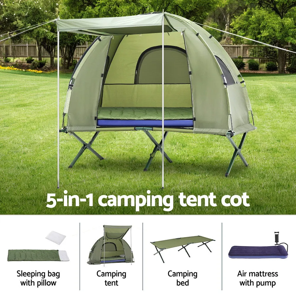 Weisshorn 5-in-1 Camping Tent Cot 1-person Air Mattress Camping Bed-VIC_Metro