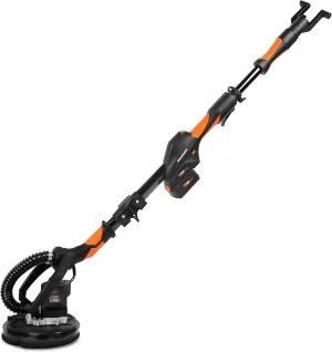 WEN Cordless Drywall Sander, Brushless with Variable Speed, 20V Max 5.0 Ah Battery and Charger (20409)