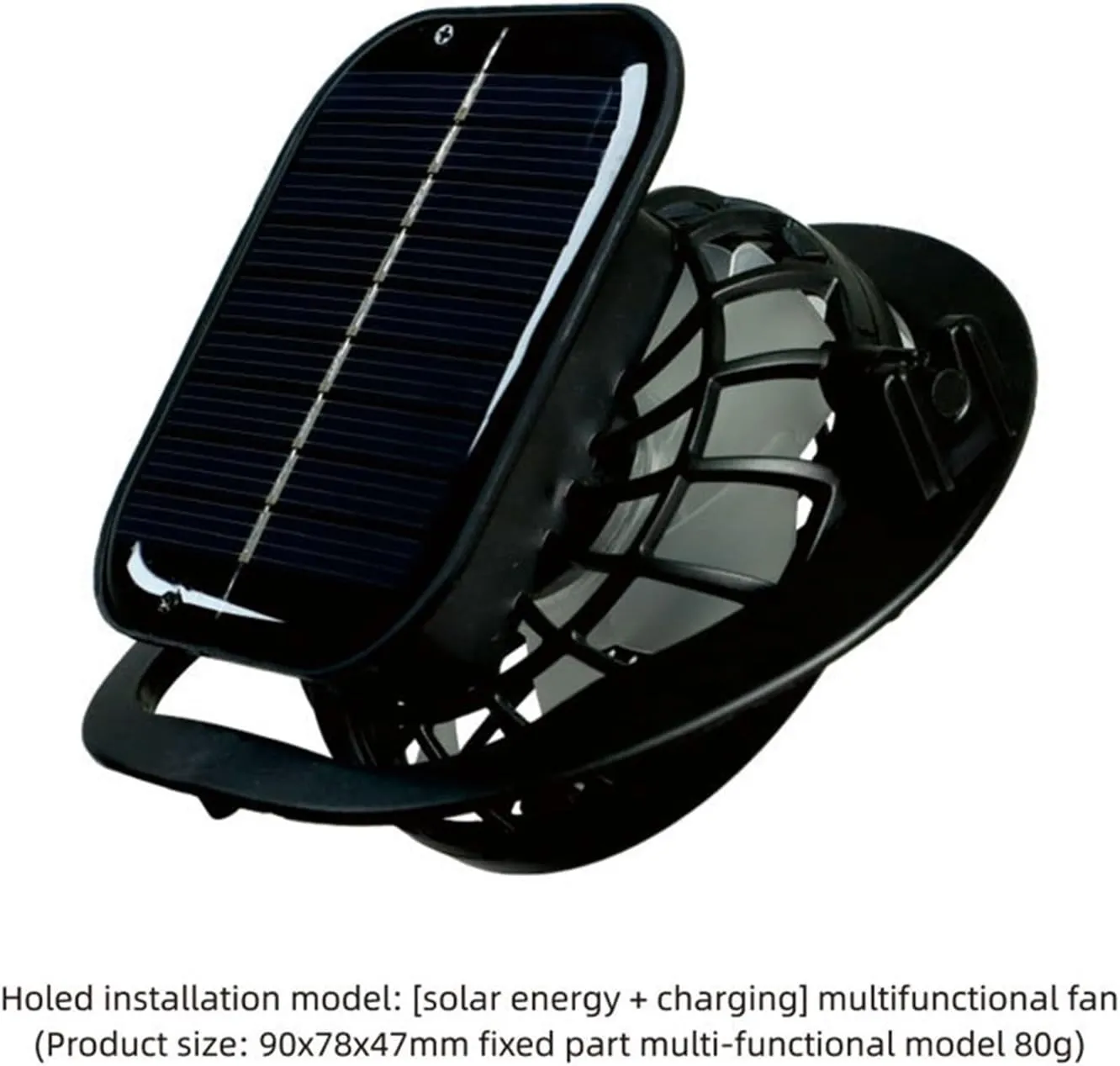 Wide Brim Solar Fan Outdoor Hat, UPF 50  Solar Power Fan Bucket Hats for Beach Outdoor Hiking Fishing Camping