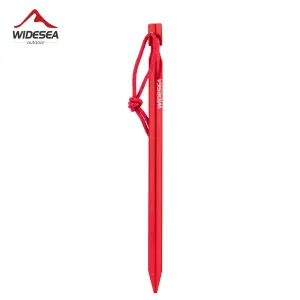 Widesea Camping 4pc Set Tent Pegs for Hard Snow Stakes