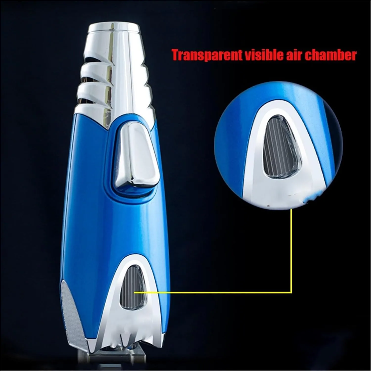 Windproof Blue Flame Butane Torch Lighter, Windproof, Kitchen Cooking Outdoor Camping Hiking Essential Men's Gift(Red)