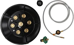 Windproof Foldable Stove Burner, 19800W Ultralight Camping Stove Portable Mini Outdoor Folding Metal Camping Gas Stove Windproof Furnace Burner Backpacking Hiking