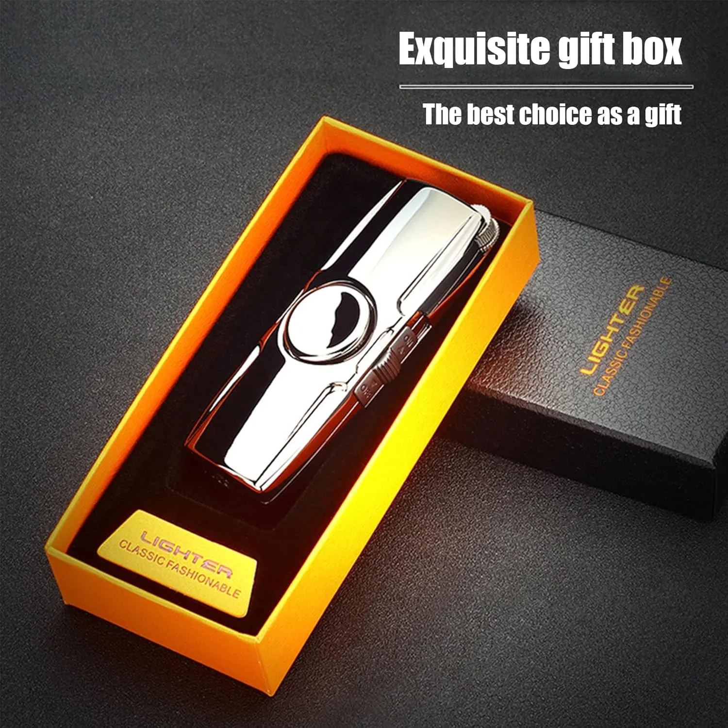 Windproof Lighter Jet Torch Lighter Metal Cool Design Jet Flame Gas Butane Refill,for Festival,Birthday, Candle, Gifts for Men,Package Without Gas (Colorful)