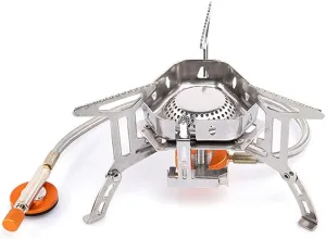 Windproof Outdoor Gas Burner Camping Stove Lighter Travel Equipment Kitchen Gas Cylinder Grill