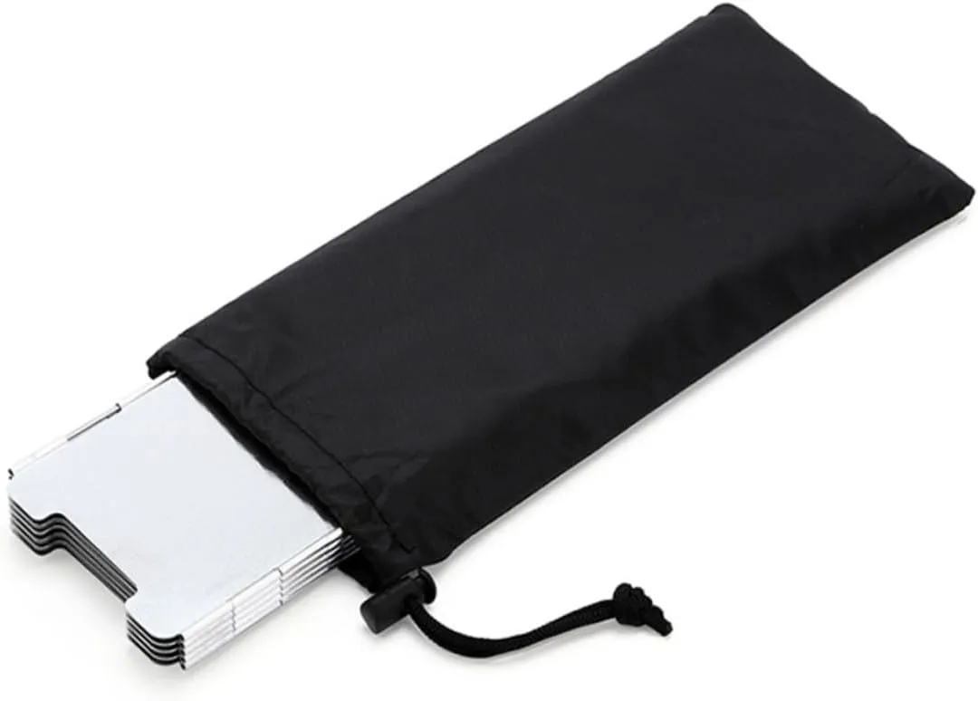 Windproof Stove Screens 10 Plate Outdoor Cooking Windscreen Aluminum Alloy Wind Blocker for Gas Stove Random