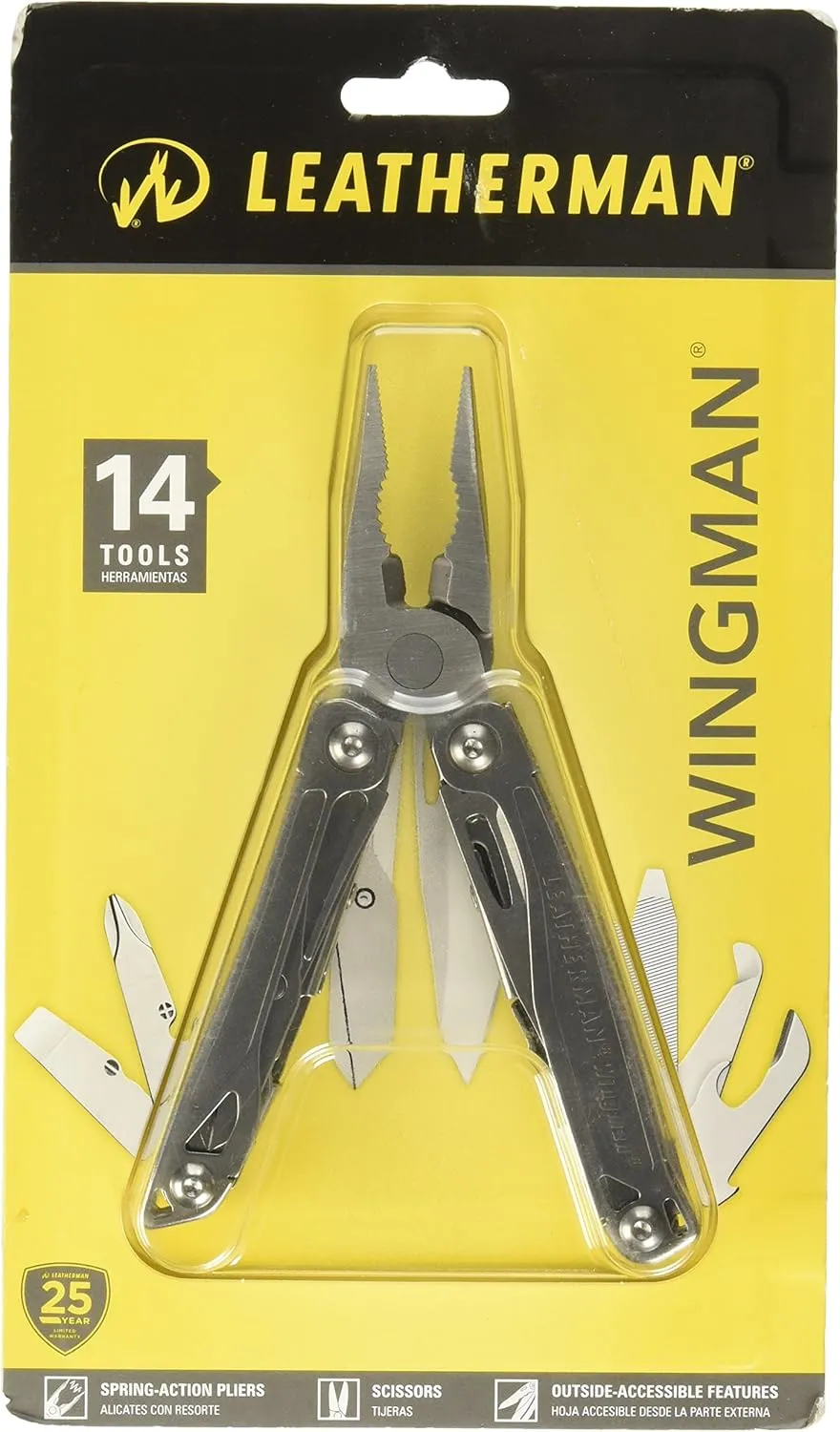 Wingman Multi-Tool, Silver, 14 Tools