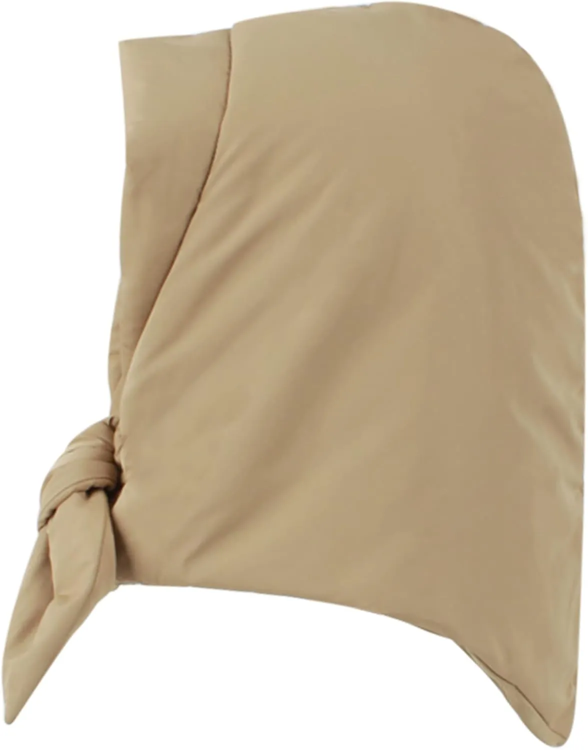 Winter Down Hood Hat Hooded Scarf Hat Extra Warm Tie Under Chin for Women Girls