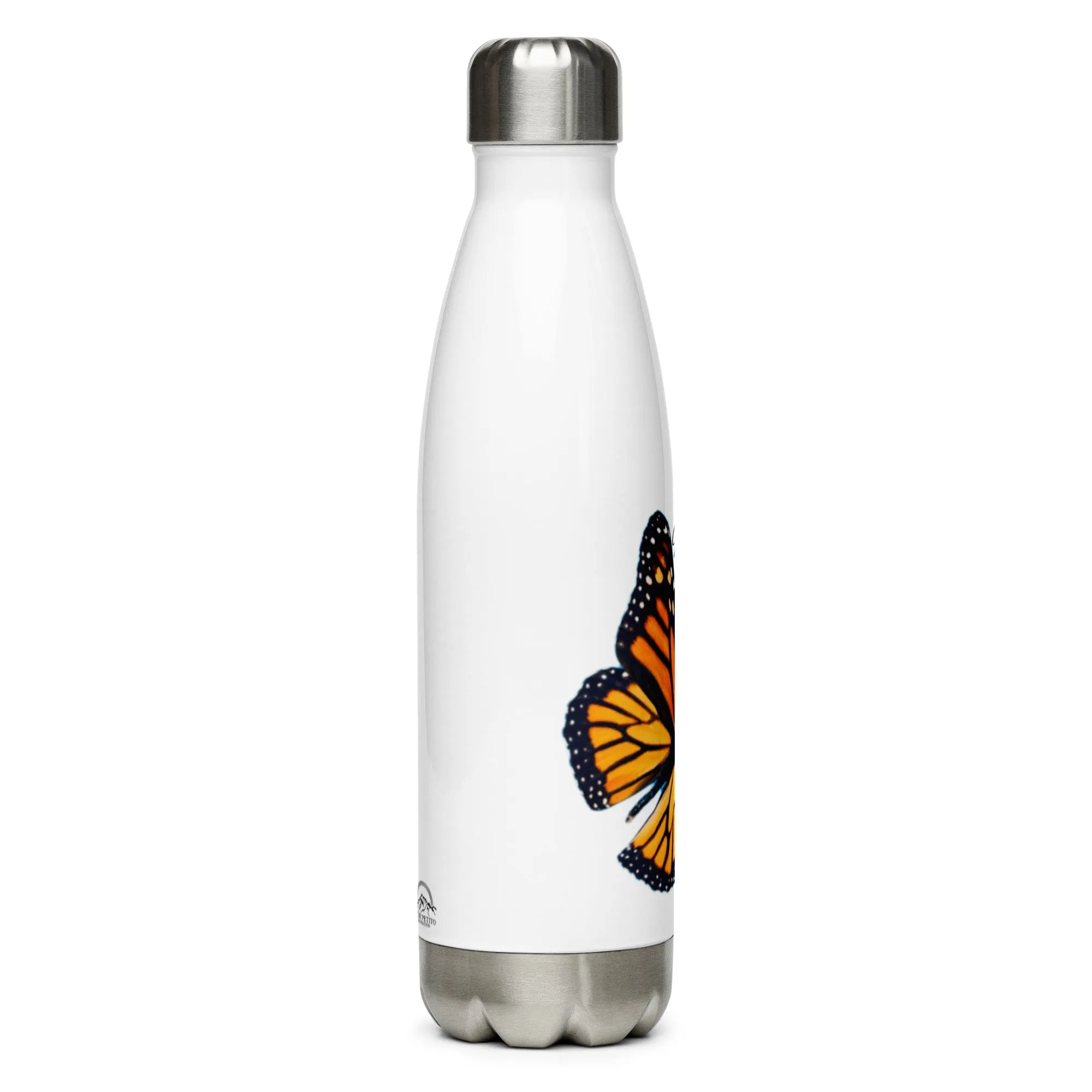 With Brave Wings she Flies Stainless Steel Water Bottle