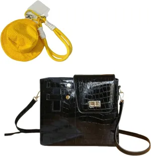 Women's Water Bottle Purse - Portable Purse with Bottle Holder