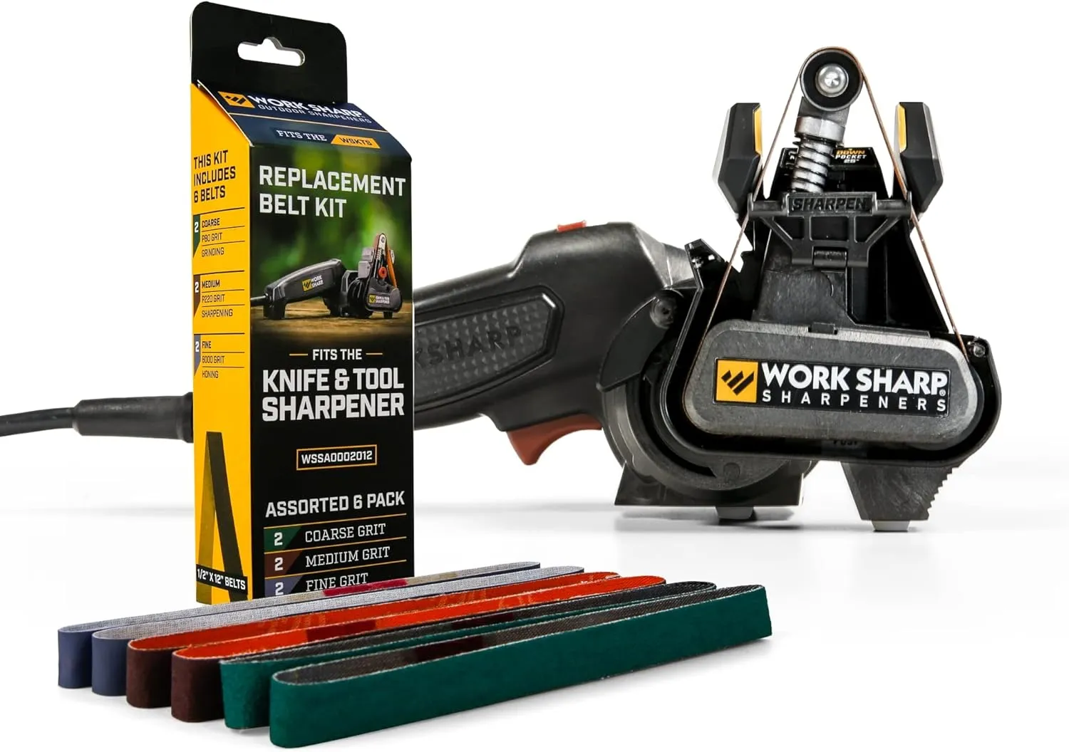 Work Sharp Knife & Tool Sharpener Mk.2   Replacement Belt Kit