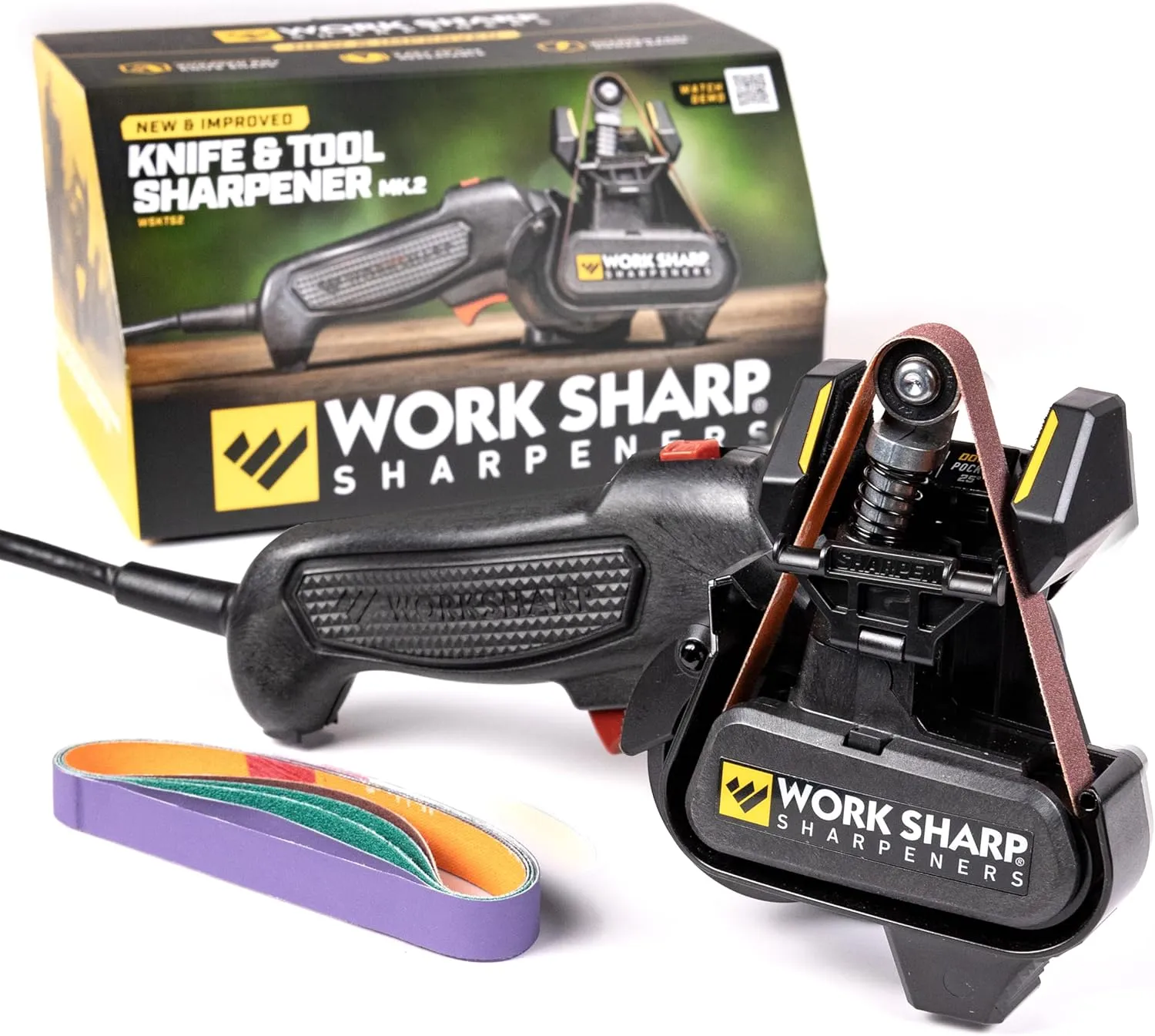 Work Sharp MK2 Electric Knife and Tool Sharpener - Adjustable Tool & Knife Sharpening System, Fast, Easy to Use