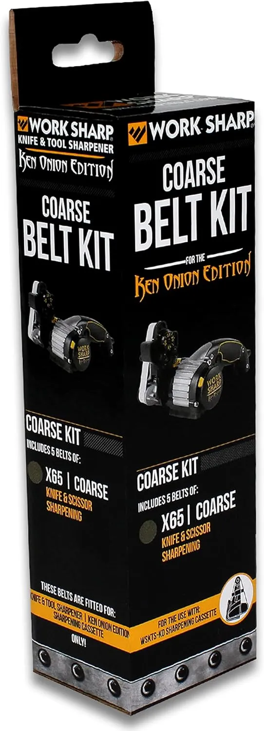 Work Sharp WSSAKO81118 Coarse Grit Belt Kit for Ken Onion Edition