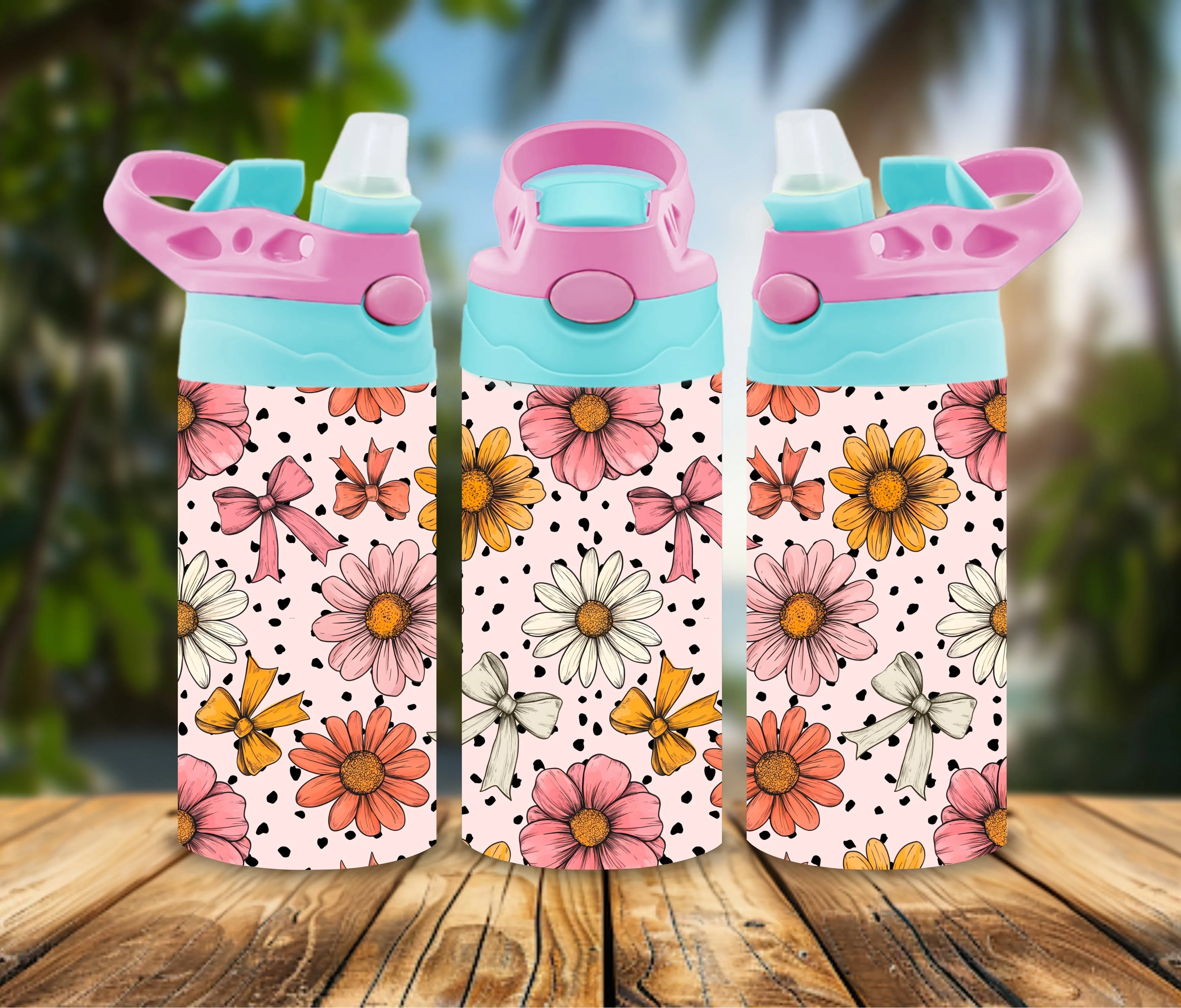 WS Completed Pattern Kids Sippy or Waterbottle