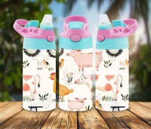WS Completed Pattern Kids Sippy or Waterbottle