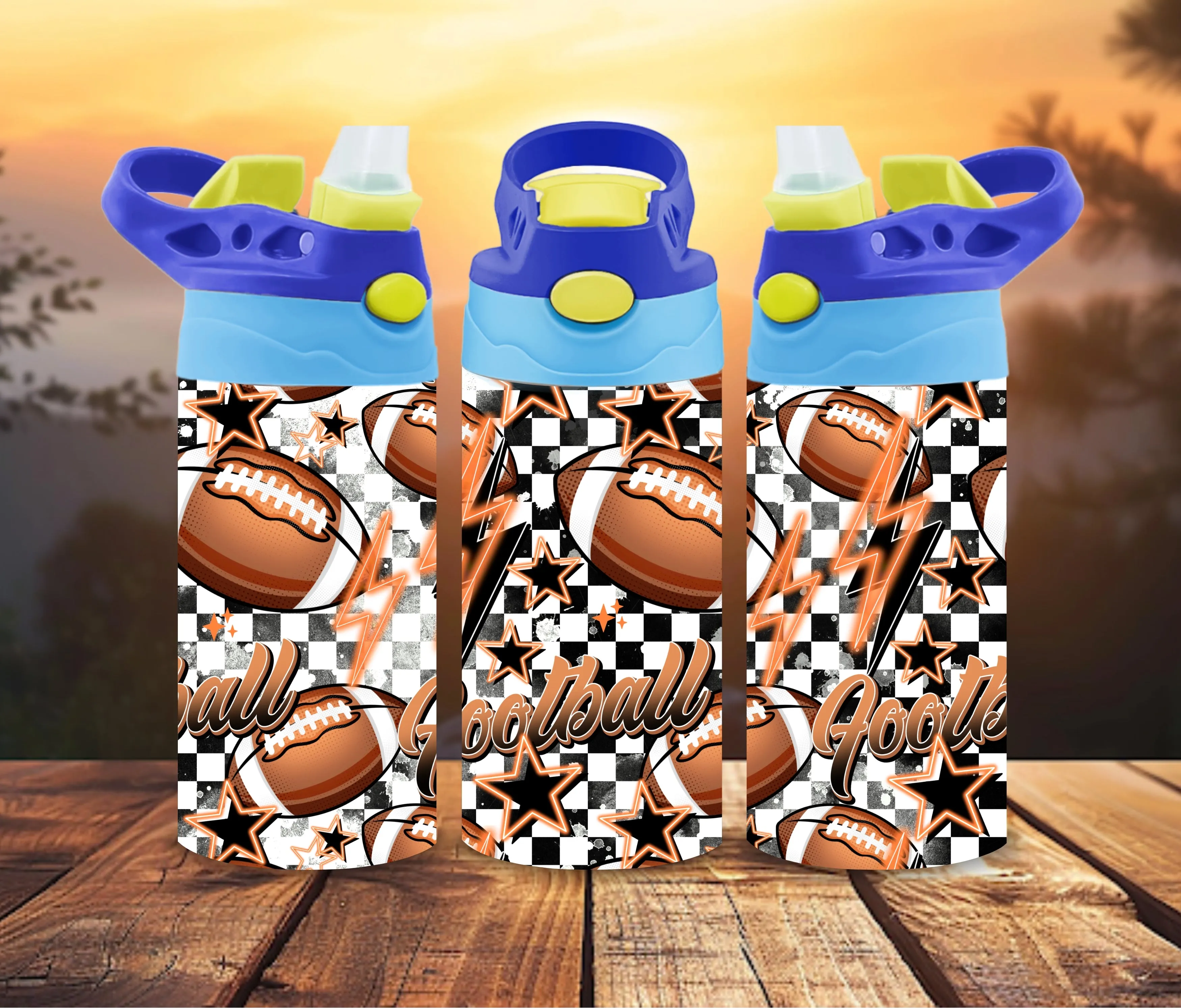 WS Completed Pattern Kids Sippy or Waterbottle