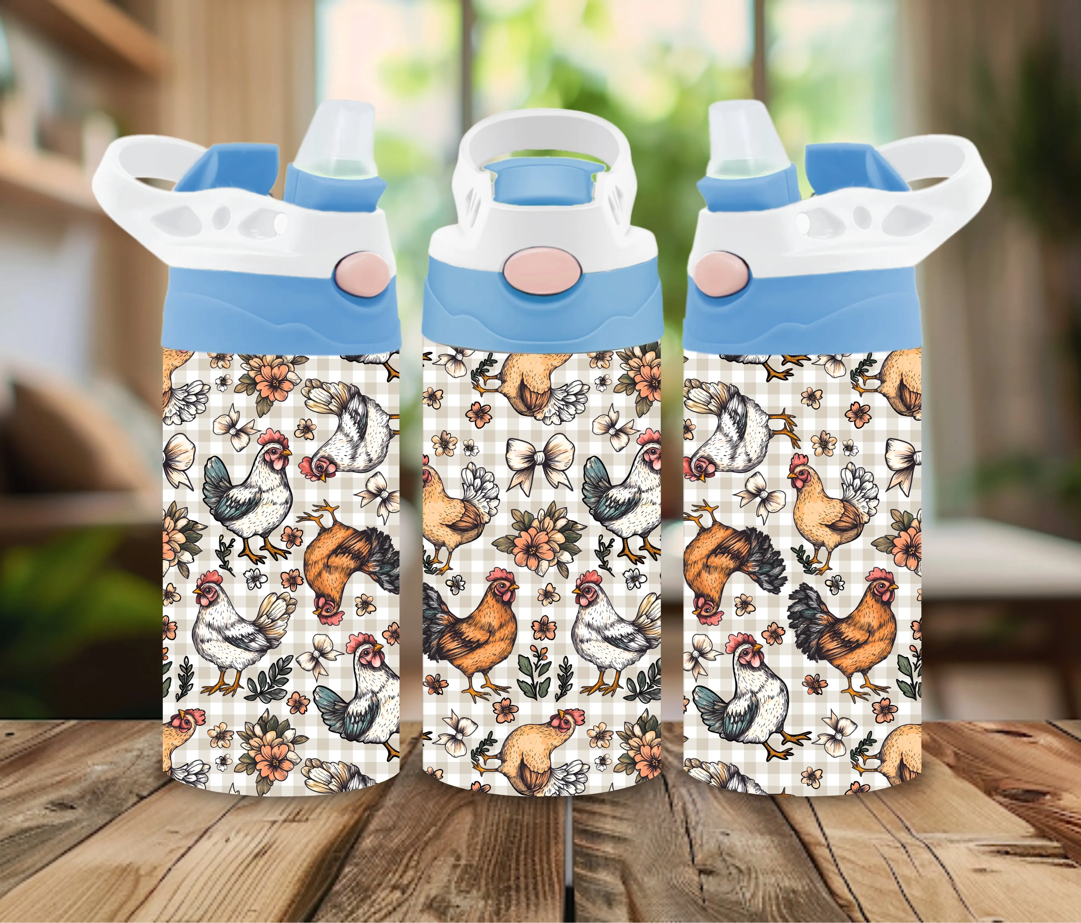 WS Completed Pattern Kids Sippy or Waterbottle