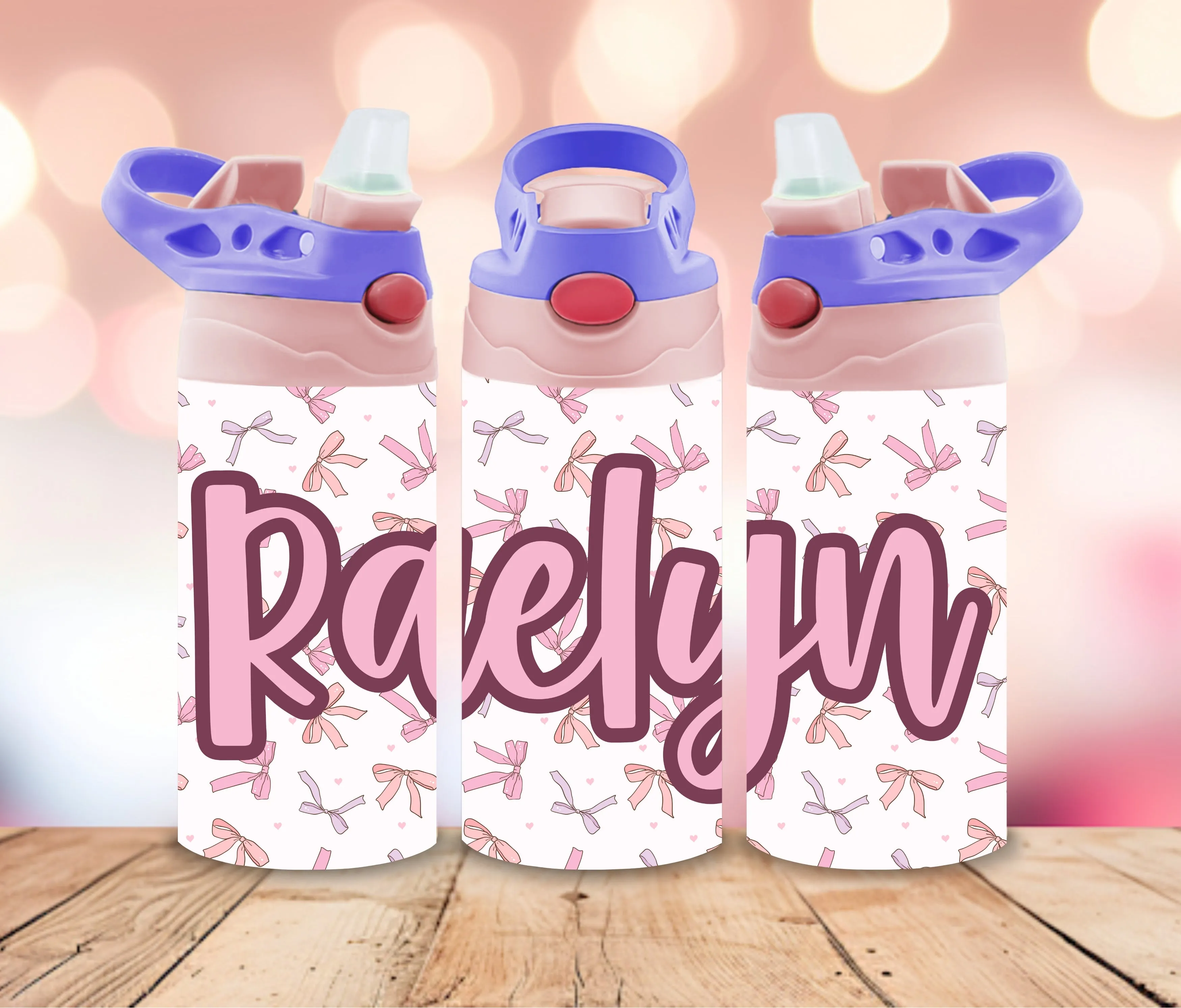 WS Completed Pattern Kids Sippy or Waterbottle