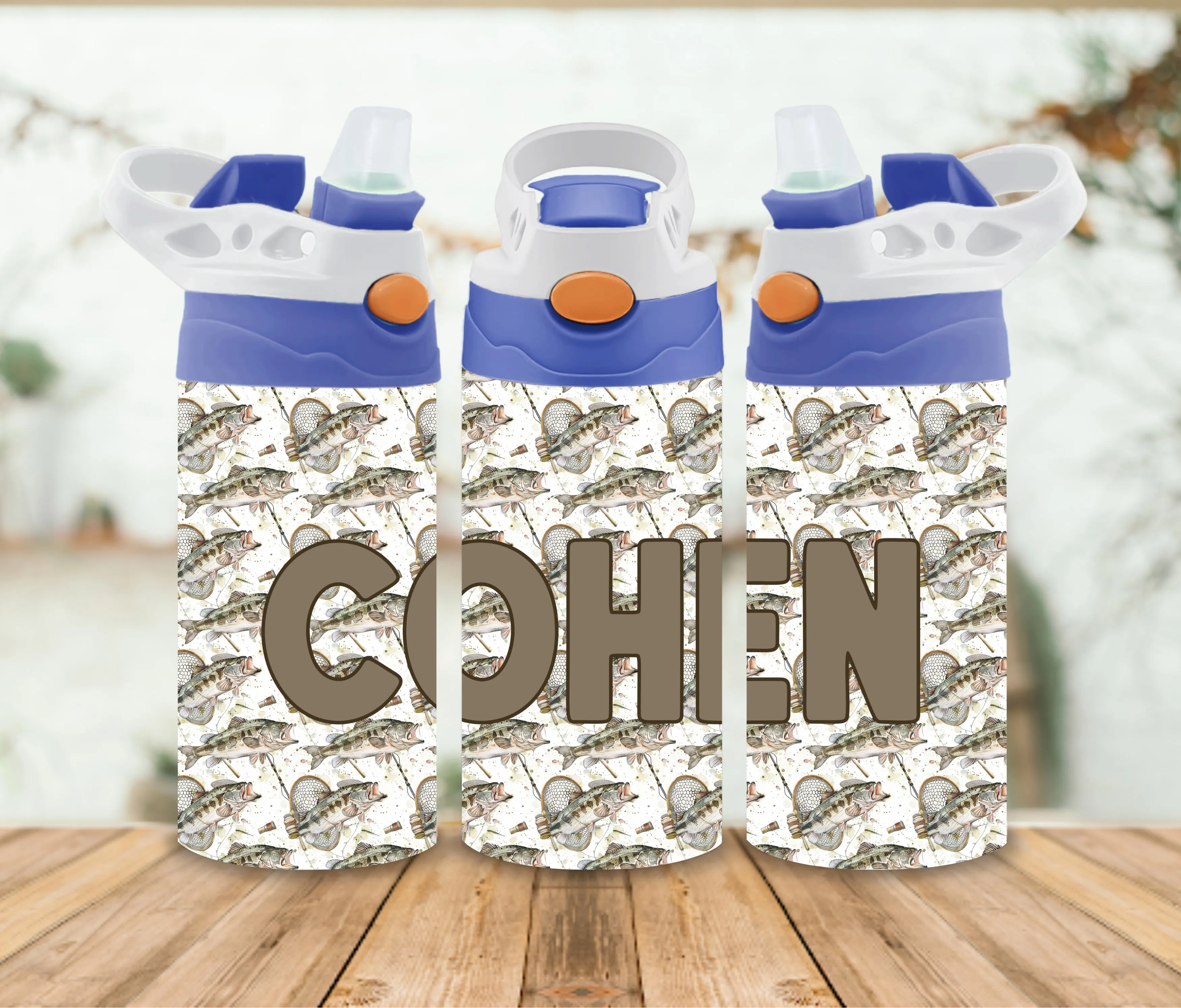 WS Completed Pattern Kids Sippy or Waterbottle
