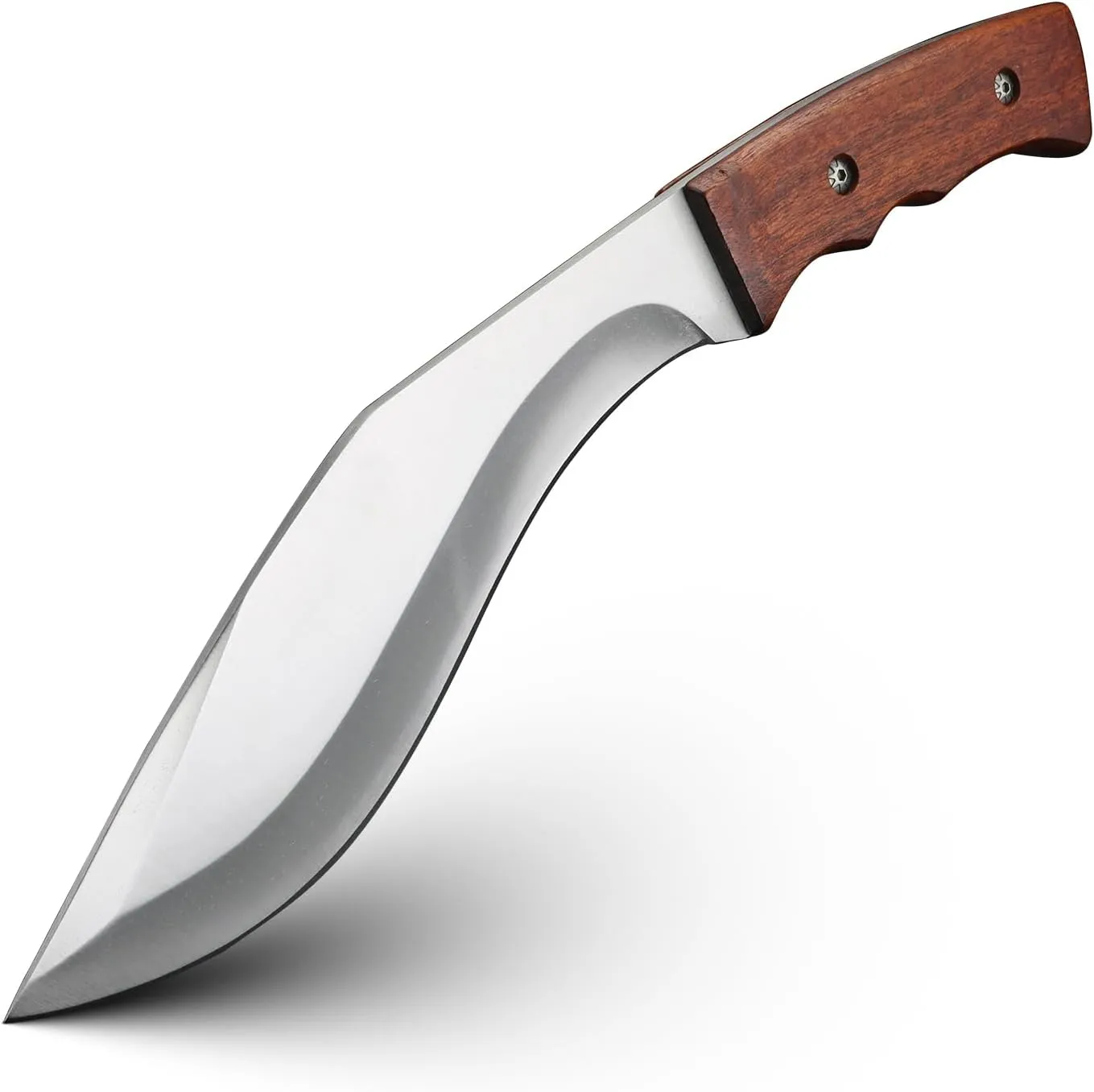 XUANTENG Fixed Blade Knife 3cr13 Steel Dog Leg Blade Wooden Handle Full Tang EDC Tool Outdoor Camping Hunting Straight Knife
