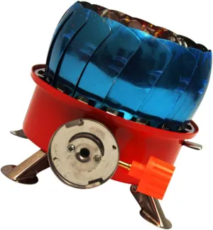 YARNOW Compact Windproof Stove Camping Gas Stove for Outdoor Activities Portable Metal Burner