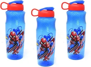 Zak Designs, Inc. [3-Pack] Marvel Spider-Man vs Carnage 30oz Sullivan Sports Water Bottle, BPA-free, Blue/Red, SPCAT410