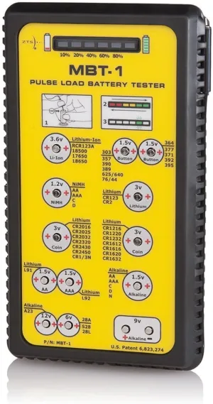 ZTS Inc. MBT-1 Multi-Battery Tester for More Than 30 Different Battery Types
